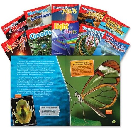 Shell Education Teacher Created Materials Physical Science Books, Grade 4-5, 10 Sets, Ast SHL23429